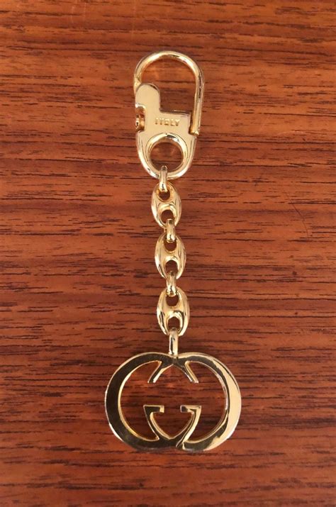 vintage gucci double keychain 10998700